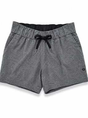 Lululemon Hotty Hot Short II 2.5” Gray Heather Shorts Size 4 Small